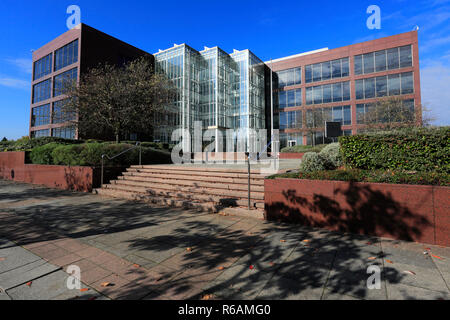 Witan Gate House Building, Milton Keynes, Buckinghamshire, England, Großbritannien Stockfoto