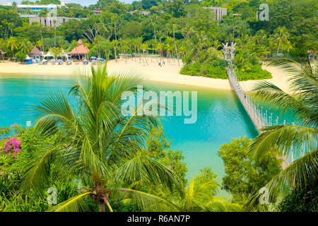 Insel Sentosa, Singapur, Asien. Stockfoto