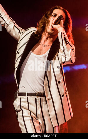 Maneskin führt bei Fabrique in Milano, Italien, am 23. November 2018 Stockfoto