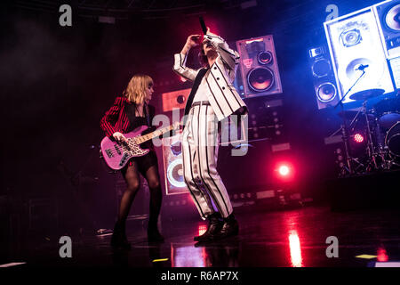 Maneskin führt bei Fabrique in Milano, Italien, am 23. November 2018 Stockfoto