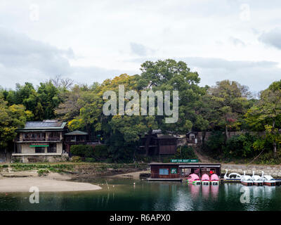 Außenansicht des Kouraku-en Garten, Okayama City, Japan Stockfoto