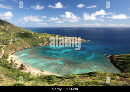 Hanauma Bay, Oahu, Hawaii Stockfoto