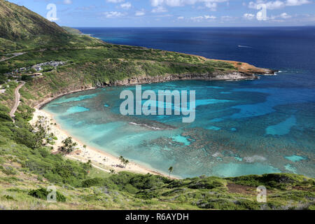 Hanauma Bay, Oahu, Hawaii Stockfoto