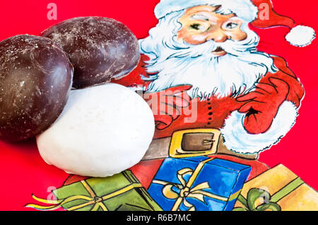 Deutsche Weihnachtskuchen Pfeffernuss Stockfoto