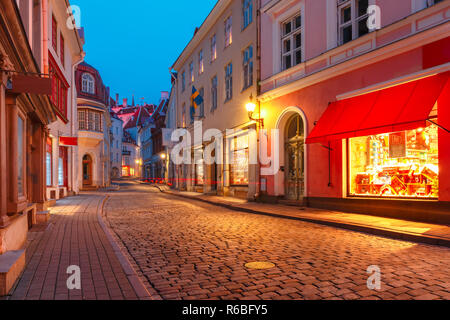 Weihnachtsmarkt in Tallinn, Estland Stockfoto
