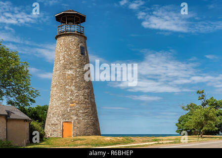 Barcelona Leuchtturm am Erie See, Westfield, New York. Stockfoto