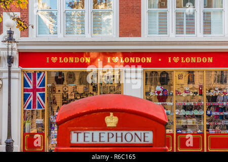 Eine typische Ansicht in Covent Garden Stockfoto