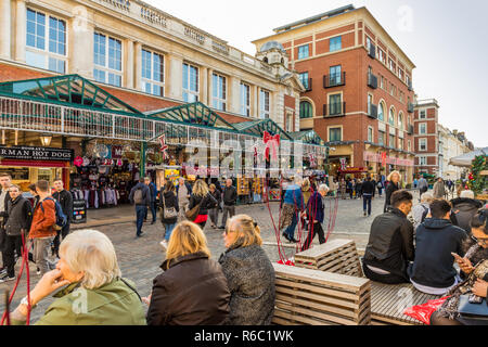 Eine typische Ansicht in Covent Garden Stockfoto