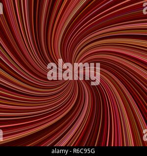 Braun psychedelischen abstract Spiral stripe Hintergrund - Vector Illustration Stock Vektor