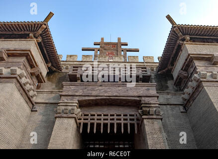 Chibi, Hubei/CHINA - 25.Oktober 2018: Die alten Schlachtfeld der roten Klippe, Es ist eine Szene, in der chinesische Filme "Red Cliff". Stockfoto