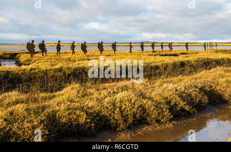 Denkmal für die Gefallenen des Zweiten Weltkriegs 1 Mersea Island Essex Stockfoto
