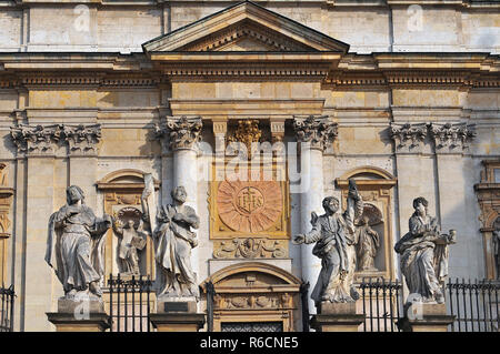 Polen, Krakau, Grodzka Straße, Stpeter und Paul Kathedrale Stockfoto