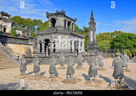 Grab des Kaisers Khai Dinh in Hue, Vietnam Stockfoto