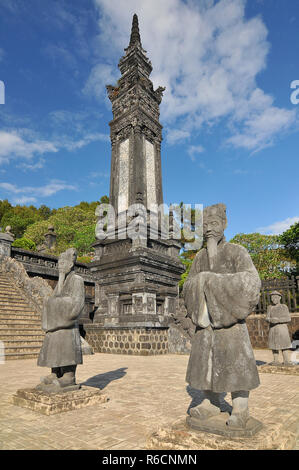 Vietnam, Hue, Grab des Kaisers Khai Dinh in Hue, Vietnam Stockfoto