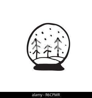 Weihnachten, Neujahr Design Elemente. Stock Vektor