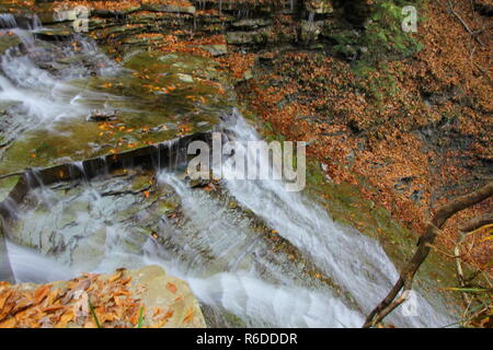 Buttermilch fällt, Cuyahoga Valley National Park, Ohio Stockfoto