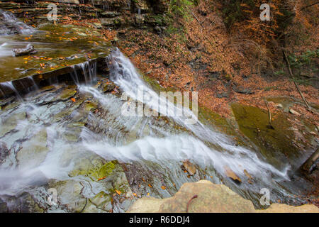 Buttermilch fällt, Cuyahoga Valley National Park, Ohio Stockfoto