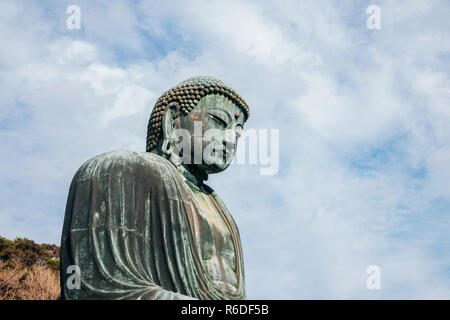 Der große Buddha Statue an Kotoku-in Tempel in Kamakura, Japan Stockfoto