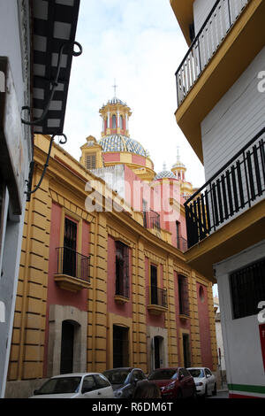 Santa ildefonso Kirche Stockfoto