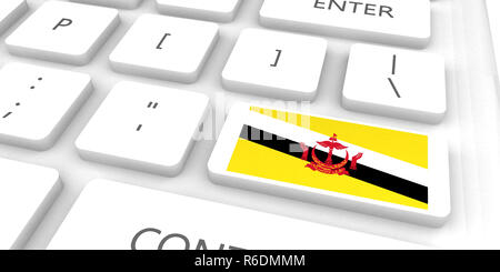 Brunei Racing in die Zukunft Stockfoto