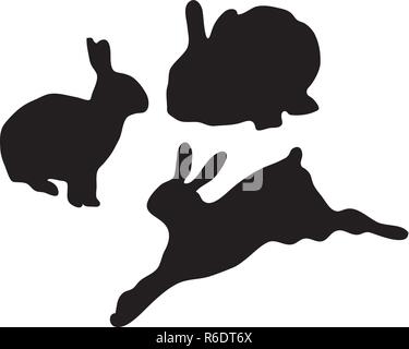 Vector Illustration von Häschen nahtlose Hintergrund. Natur Hintergrund. Stock Vektor