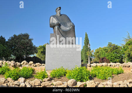 Kroatien, Sibenik, Statue des Königs Petar Kresimir in Sibenik Stockfoto