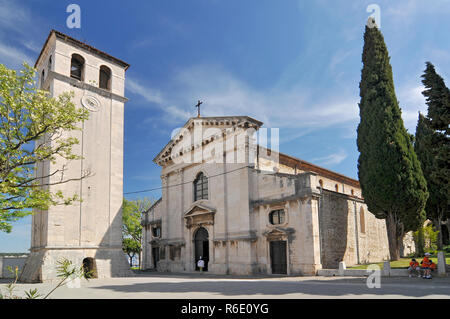 Kroatien, Pula, die Kathedrale der Himmelfahrt der Jungfrau Maria in Pula, Kroatien Stockfoto