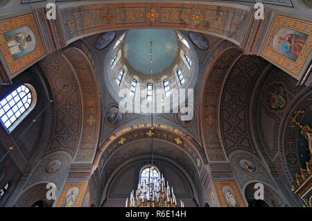 Detail des Inneren Der Uspenski Kathedrale in Helsinki, Finnland Stockfoto