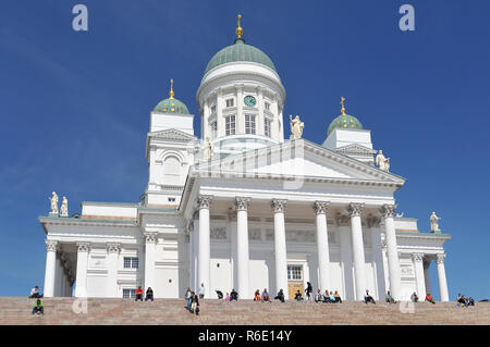 Kathedrale von Helsinki, Evangelisch-lutherische Kirche der Diözese Helsinki Finnland Stockfoto