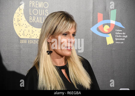 Rom, 03 Dic 2018 - Auditorium della Conciliazione - PREMIO LOUIS BRAILLE XXIII edizione Tania Paganoni Credit: Giuseppe Andidero Stockfoto