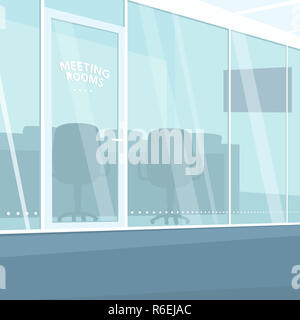 Innenraum der Flur mit Tagungsräume Stockfoto