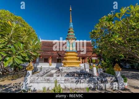 Wat Ban Phon Heuang in Luang Prabang, Laos Stockfoto