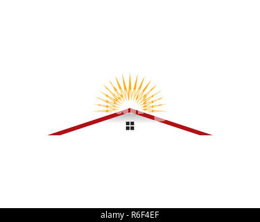 Sun House logo Stockfoto