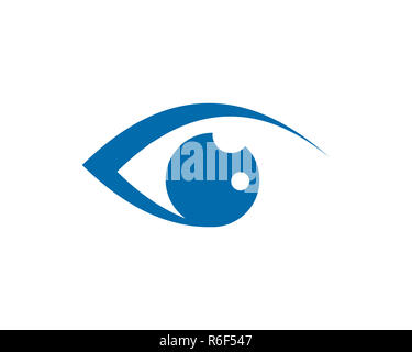 Eye Care logo Vorlage Stockfoto