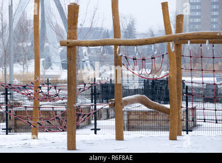 Winter Szenen von Downtown Calgary Stockfoto