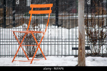 Winter Szenen von Downtown Calgary Stockfoto