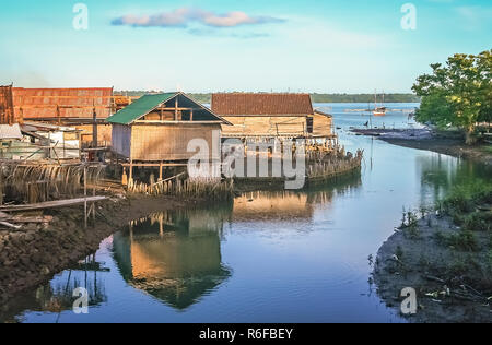 Fisherman Village in Sumbava Stockfoto