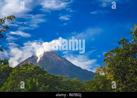 Der vulkanischen Landschaft der Insel Flores Stockfoto