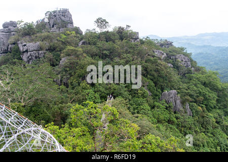 Wunderschöne Landschaft an Masungi Georeserve, Rizal, Philippinen Stockfoto