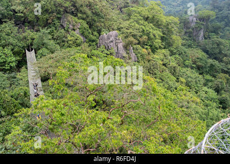Wunderschöne Landschaft an Masungi Georeserve, Rizal, Philippinen Stockfoto