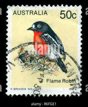 Briefmarke aus Australien in die Vögel in der Serie 1978 Stockfoto