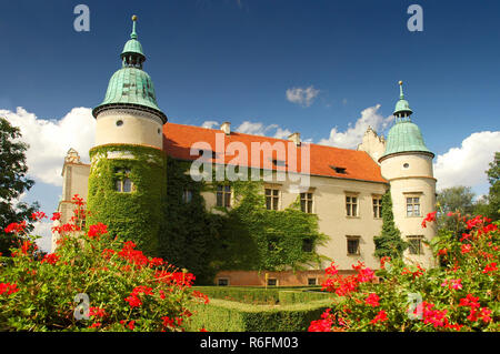 Palace in Böbingen an der Rems, Polen, oft als wenig Wawel Stockfoto