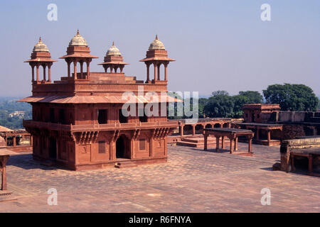 Diwan-A-Aam, Fatehpur Sikri, Agra, Uttar Pradesh, Indien Stockfoto