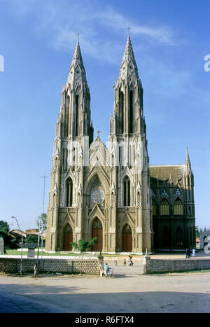 St. Philomena's Cathedral, St. Philomenas Cathedral, St. Philomena Church, Mysore, Karnataka, Indien, Asien, indische Kirchen Stockfoto