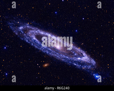 Andromeda Galaxie ist eine nächste Spiralgalaxie zur Milchstraße Stockfoto