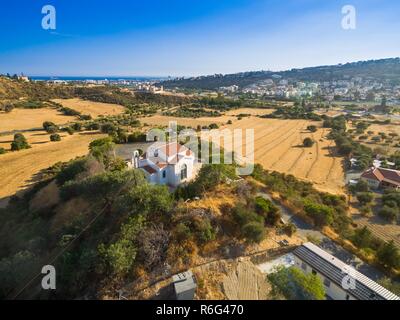 Antenne Saint George Kapelle, Germasogia, Limassol Stockfoto