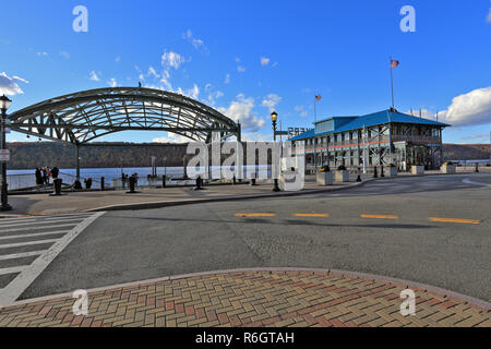 Hudson River Waterfront Yonkers New York Stockfoto