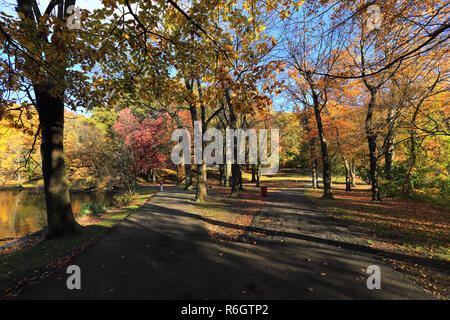 Tibbetts Brook Park Yonkers New York Stockfoto