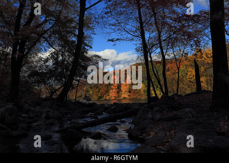 Tibbetts Brook Park Yonkers New York Stockfoto