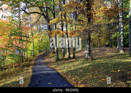 Tibbetts Brook Park Yonkers New York Stockfoto